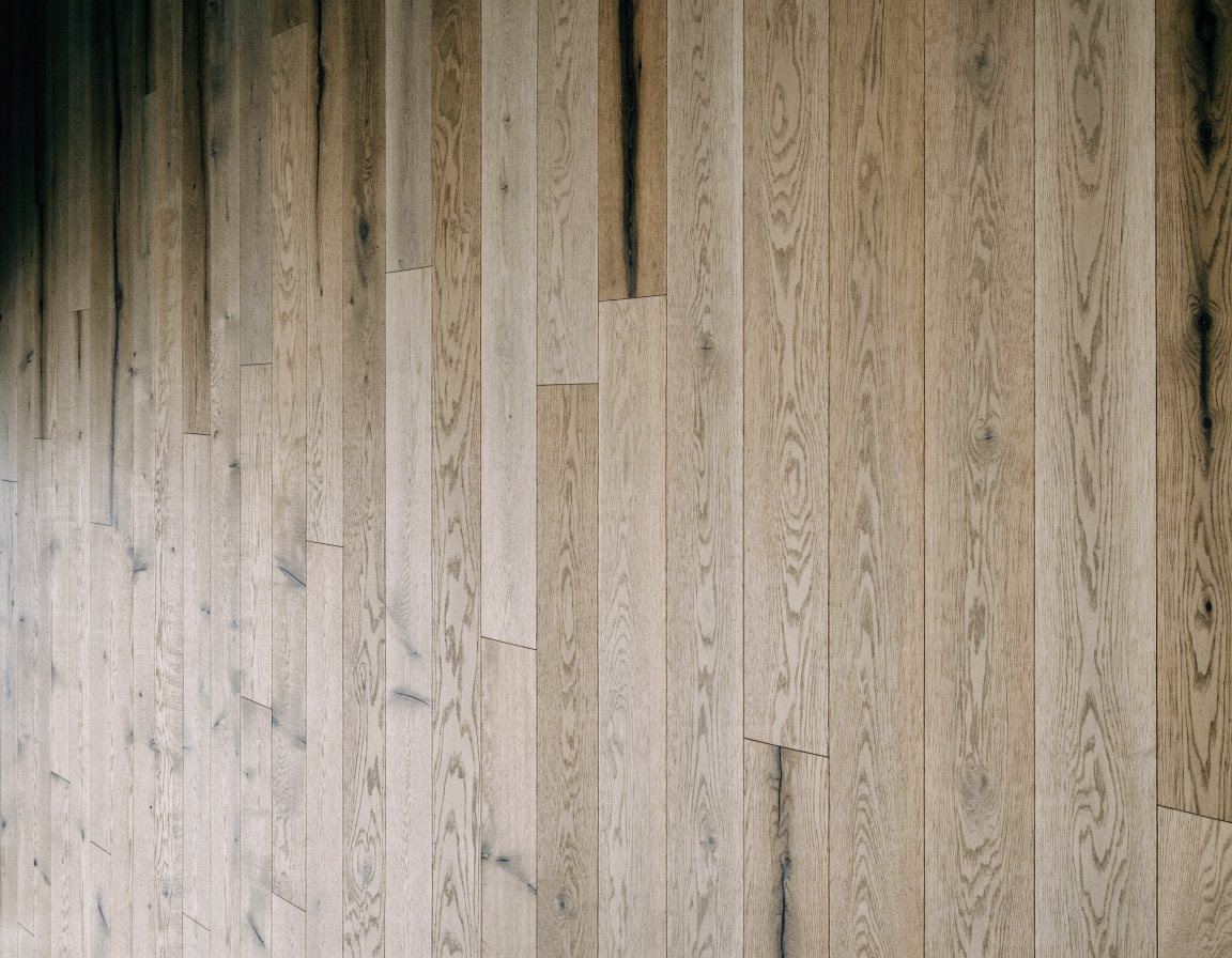 Plank in oak, seen from above, illustrative